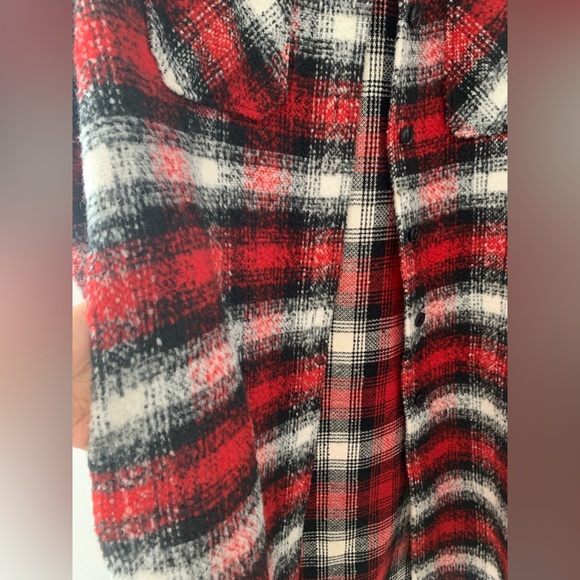 ZARA long plaid shacket s - Picture 6 of 10